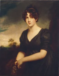 Porträtt av fröken Frances Vinicombe, 1790-talet