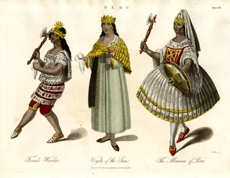 Peruanska kvinnofigurer