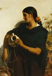 En zigenska vattenbärerska från Sevilla, 1855