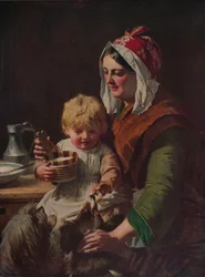 Måltid, c1850, c1915