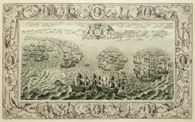Armada (gravyr från en gobeläng), 1739
