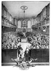 Interiör av underhuset, Westminster, London, 1742, c1902-1905.