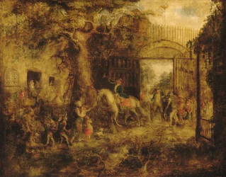 The Vigilant Stuyvesants Wall Street Gate, 1863.