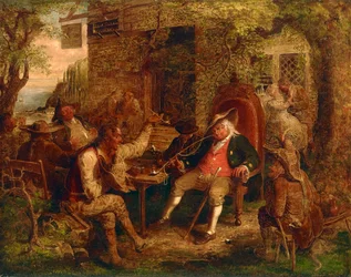 Wolfert Webber på värdshuset (Wolfert Webbers gyllene dröm) 1857 (olja på duk)