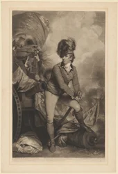 Överstelöjtnant Sir Banastre Tarleton, publicerad 1782.