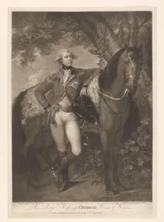 Porträtt av George IV som prins av Wales Hans kungliga höghet George Prince of Wales (titel på objektet)