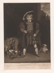 Porträtt av John Crewe som ett barn