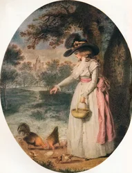 Rustik sysselsättning, c1700-talet, 1916