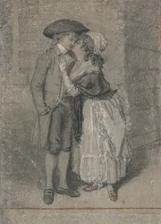 Så hon fångade honom och kysste honom (Ordspråk, kapitel VII, vers 13)