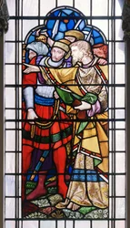 The Passion Of Christ, 1859 (målat glas)