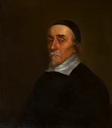Porträtt av Dr William Harvey, ca 1670-90 (olja på duk)