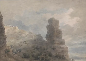 Utsikt från värdshuset på Terracina