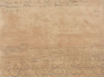 Från Mirabella, greve Algarottis villa på Euganean Hills