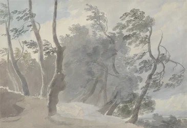 Galleria di Sopra, Albano (grafit och w/c på papper)
