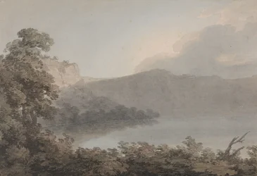 Vicosjön mellan Rom och Florens