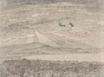 Neapel från Sir William Hamiltons Villa, Portici