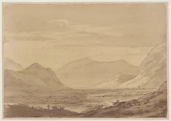Nära Chiavenna (penna och bläck, akvarell på papper)