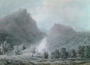 The Falls of Lodore (wc på papper)