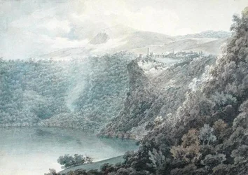 Sjön och staden Nemi