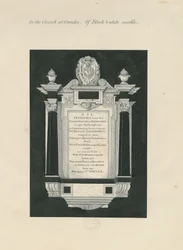 Ingestre - tablett till Frances (Hesilrige) Chetwynd: målning och [1800-talet] (målning)