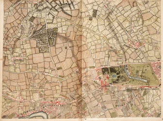 Karta över Acton, Paddington, Hyde Park och Kensington