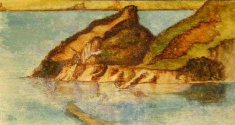 Lake scene, ca 1880 (akvarell på papper) (par till 359451)