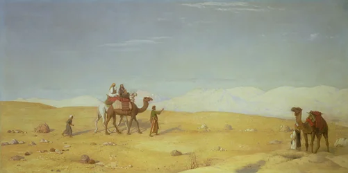 Mosedalen, i Sinaiöknen, 1866