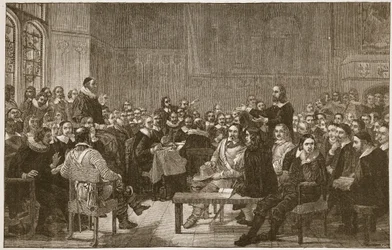 The Westminster Assembly of Divines, illustration från 