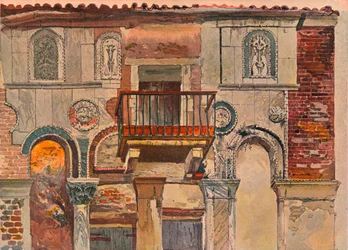 Fondaco De Turchi, Venedig, c1853