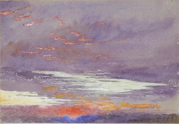 Study of Dawn: Purple Clouds, mars 1868
