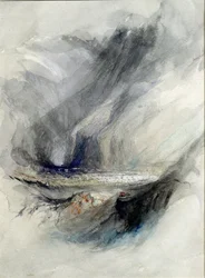 The Gates of the Hills, version av J.M.W. Turners "St. Gothard", frontispice till Vol 4 av "Modern Painters" (se även 69718)