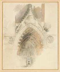 The Northern Arch of the West Entrance of Amiens Cathedral, 17 - 18 maj eller 23 september 1856.