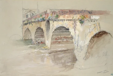 Ponte della Pietra, Verona, 14-17 juni 1869