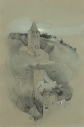 Tornen i Fribourg, Schweiz