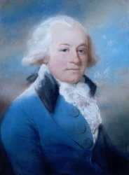 John Webbe Weston från Sutton Place (pastell)