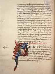 Ms.228, f.90v: Sida från Aristoteles 