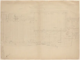 Erecteum, West Elevation [vänster halva]