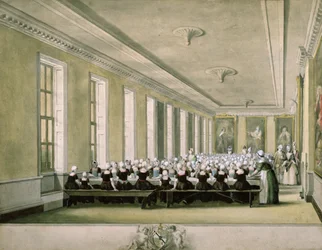 Flickans matsal på Foundling Hospital, 1773