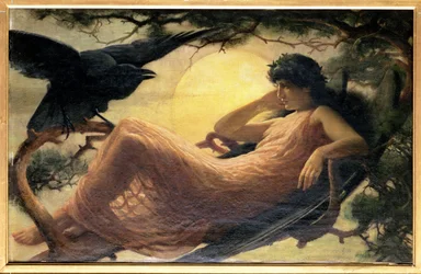 An the Night The Raven Sings, Bosom"d High in the Tufted Trees, Where Perhaps Some Beauty Lies