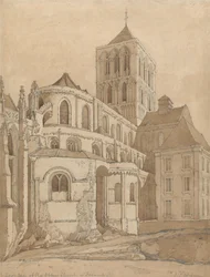 Abbey Church i Fecamp, Normandie