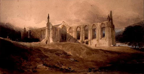 Bolton Abbey (akvarell på papper)