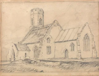 Brampton Church, Norfolk, från sydost