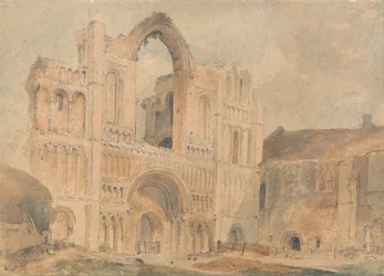 Castle Acre Priory, Norfolk, västra framsidan