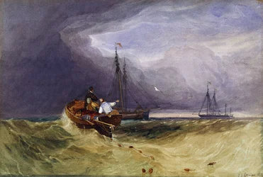 Fiskebåtar utanför Yarmouth, 1832