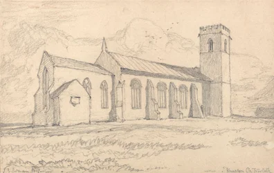 Knapton Church, Norfolk, från nordost