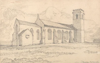 Knapton Church, Norfolk, från nordost