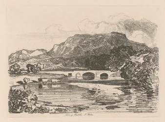 Studiebok: Plate 14, Tan-y-Bwlch, Merionethshire, North Wales, 1838
