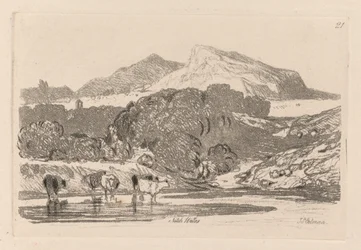 Liber Studiorum: Tavla 21, Utsikt i norra Wales