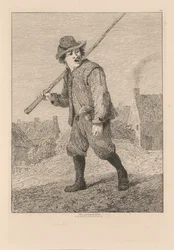 Liber Studiorum: Plate 46, Sketch after Teniers
