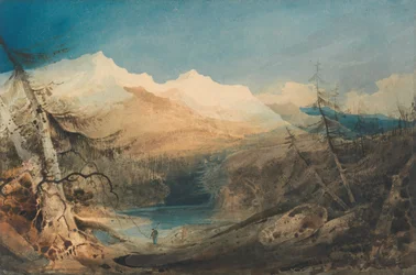 Bergigt landskap, norra Wales